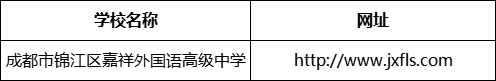 成都市錦江區(qū)嘉祥外國語高級(jí)中學(xué)網(wǎng)址是什么？