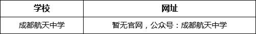 成都市成都航天中學網(wǎng)址是什么？
