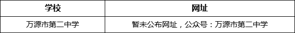 達州市萬源市第二中學網(wǎng)址是什么？