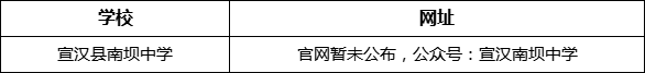 達州市宣漢縣南壩中學(xué)網(wǎng)址是什么？