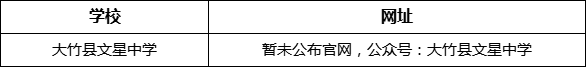 達州市大竹縣文星中學(xué)網(wǎng)址是什么？