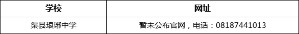 達州市渠縣瑯琊中學(xué)網(wǎng)址是什么？