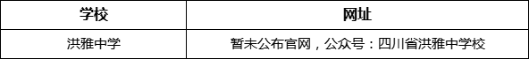 眉山市洪雅中學(xué)網(wǎng)址是什么？