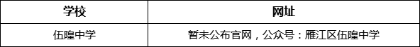 資陽市伍隍中學網(wǎng)址是什么？