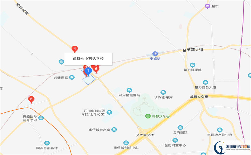 成都七中萬達校區(qū)地址在哪里？