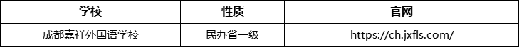成都市成都嘉祥外國語學校官網(wǎng)、網(wǎng)址、官方網(wǎng)站